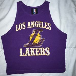 Lakers top with rhinestones
